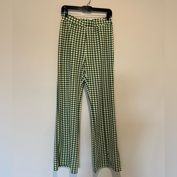 Green Patterned Pants - Picture 3 of 3